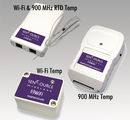 Wireless temperature sensors